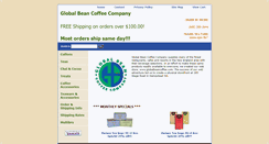 Desktop Screenshot of globalbeancoffee.com